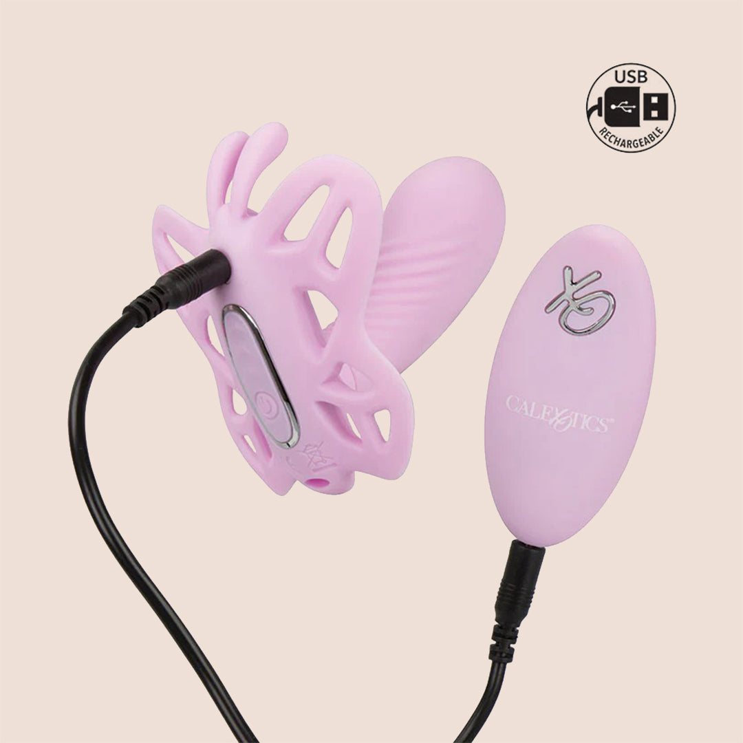 Venus Butterfly® Silicone Remote | hands-free dual stimulation with remote