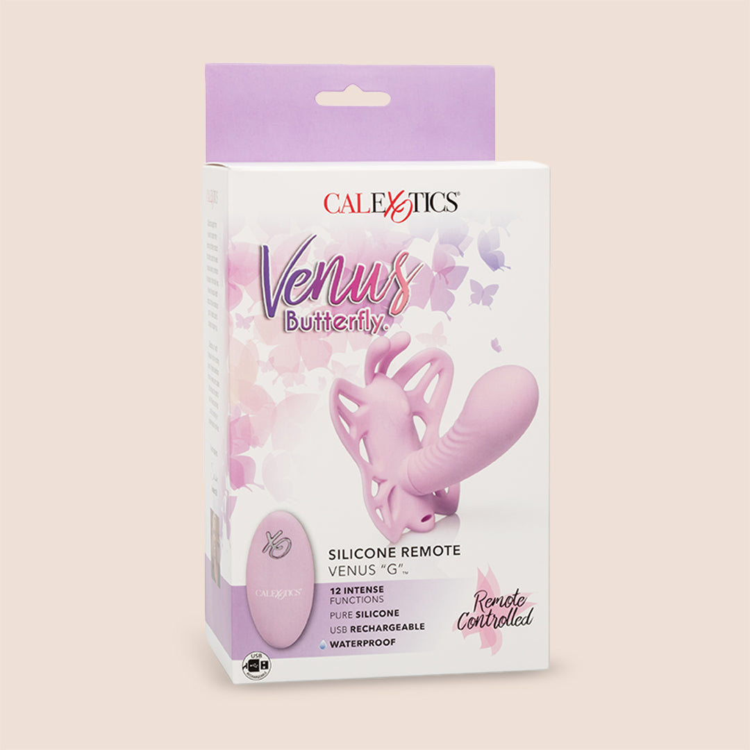 Venus Butterfly® Silicone Remote | hands-free dual stimulation with remote