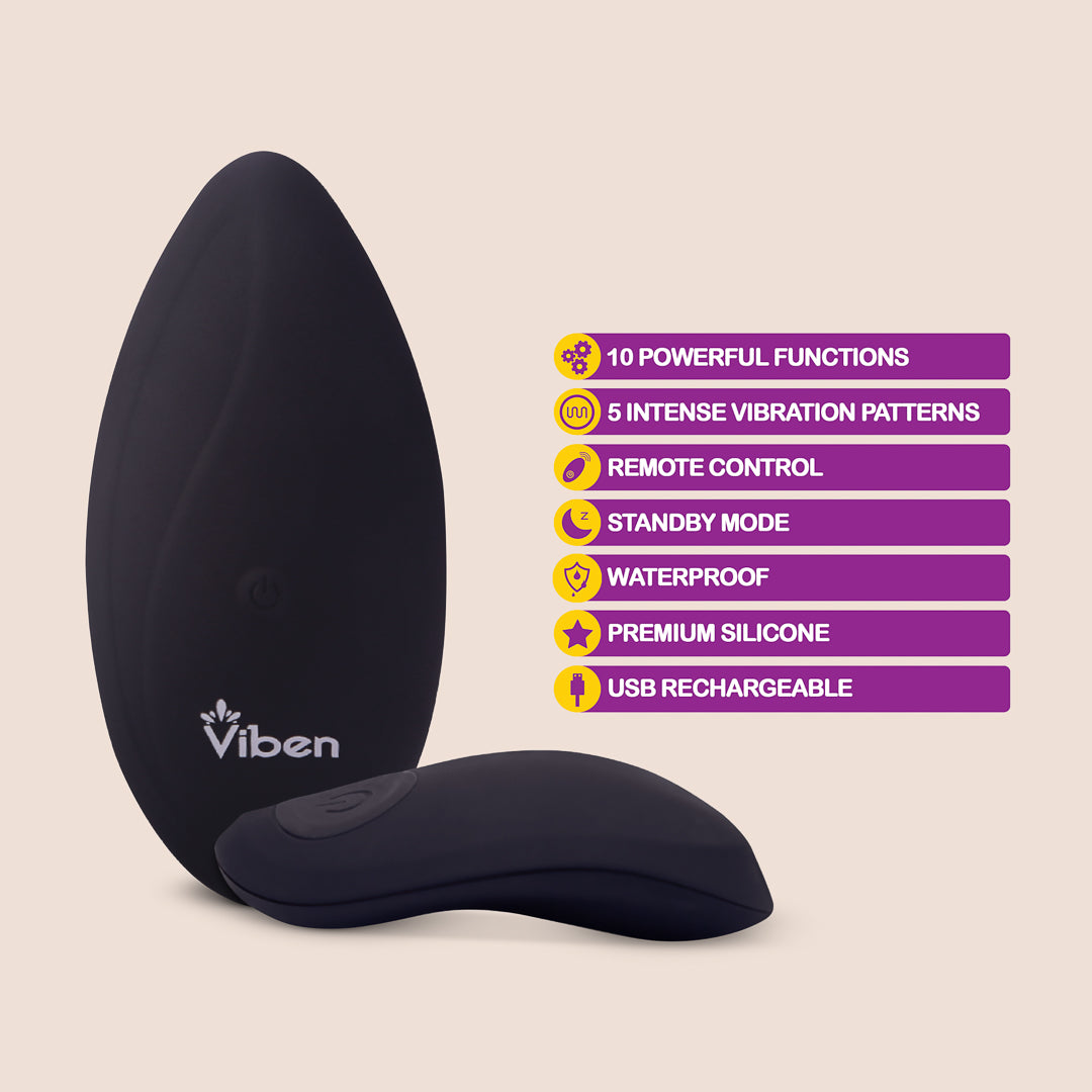 Viben Racy Remote Controlled Panty Vibrator | waterproof and rechargeable
