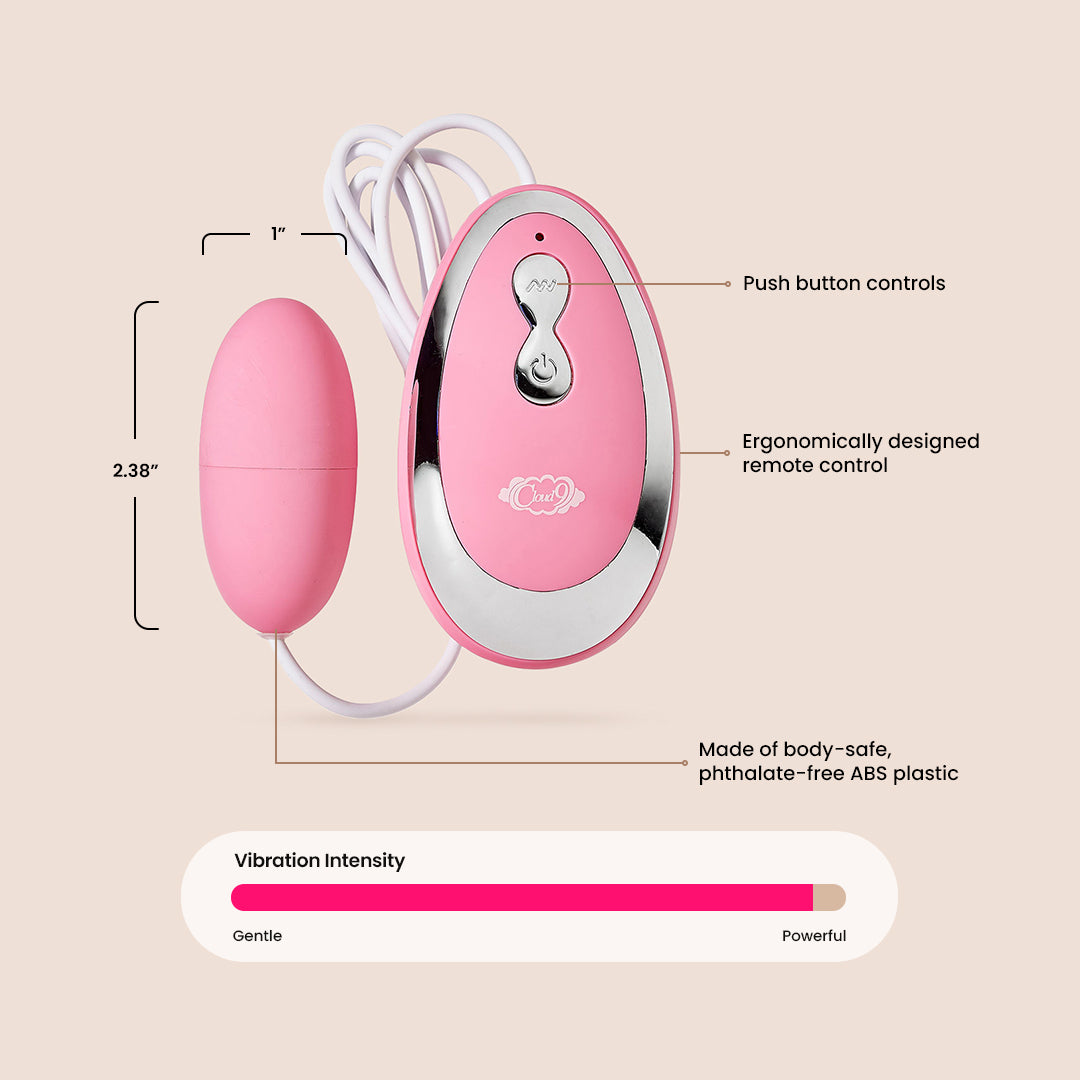 Pleasure Bullet Pink | vibrating bullet with remote