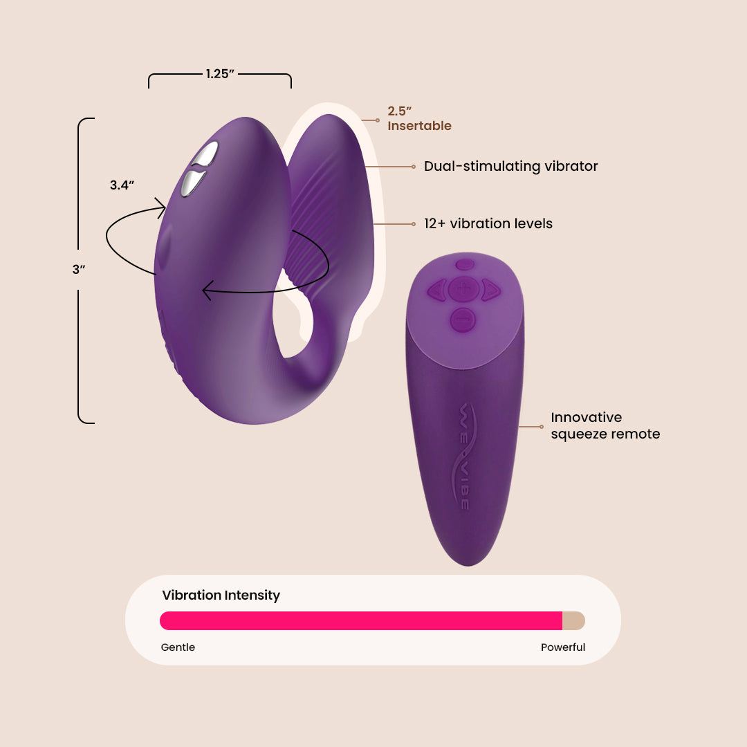 We-Vibe Chorus | hands-free clitoral and G-spot stimulation