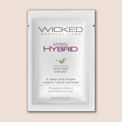 Wicked simply Hybrid | clean water & silicone-based hybrid lubricant
