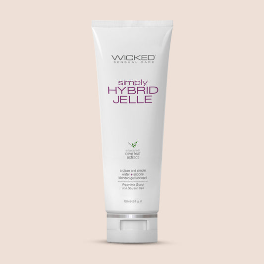Wicked simply Hybrid Jelle | clean water & silicone-based hybrid lubricant