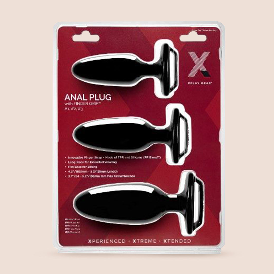 XPlay™ Finger Grip Plug Starter Kit, Plug #1, #2 and #3 | soft plug