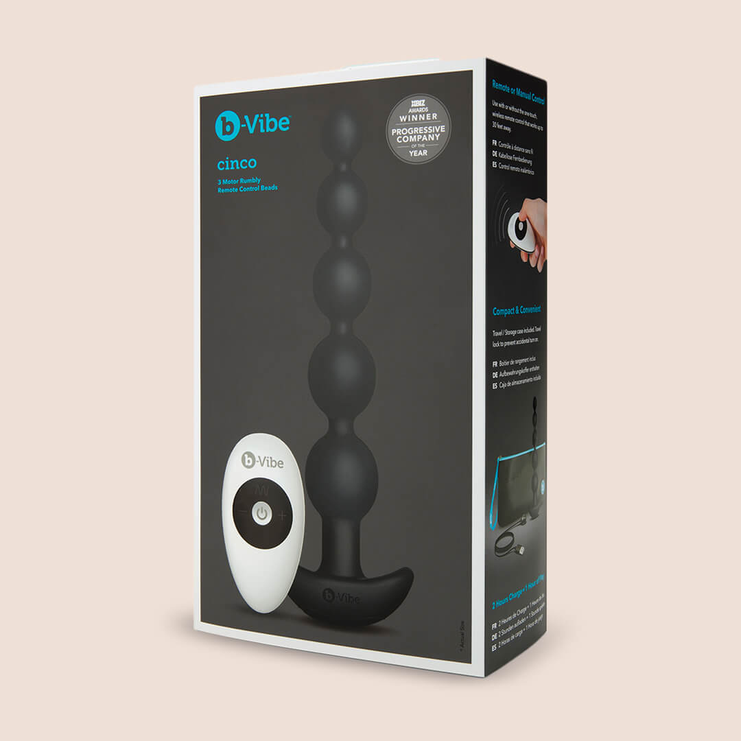 b-Vibe Cinco | remote controlled rechargeable beads