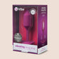b-Vibe vibrating snug plug 2 | rechargeable vibrating weighted silicone