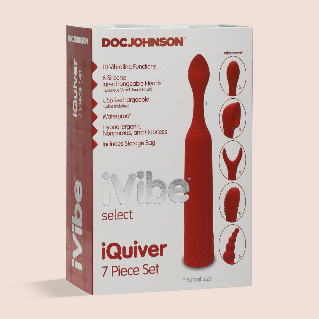 iVibe Ivibe™ Select - Iquiver - 7 Piece Set | pinpoint stimulation